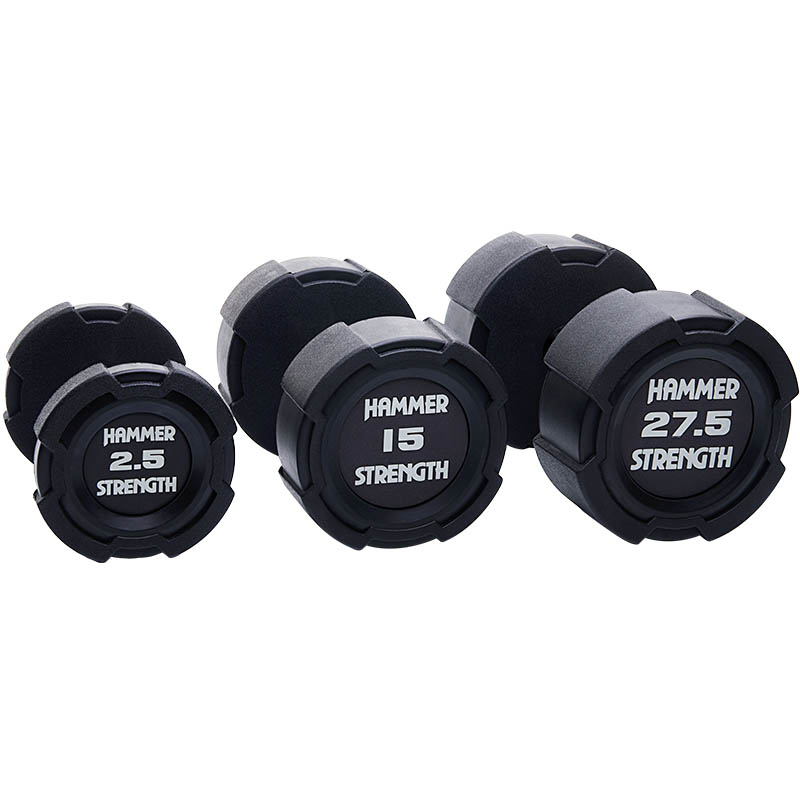 Hammer Strength Gummi-Kurzhanteln