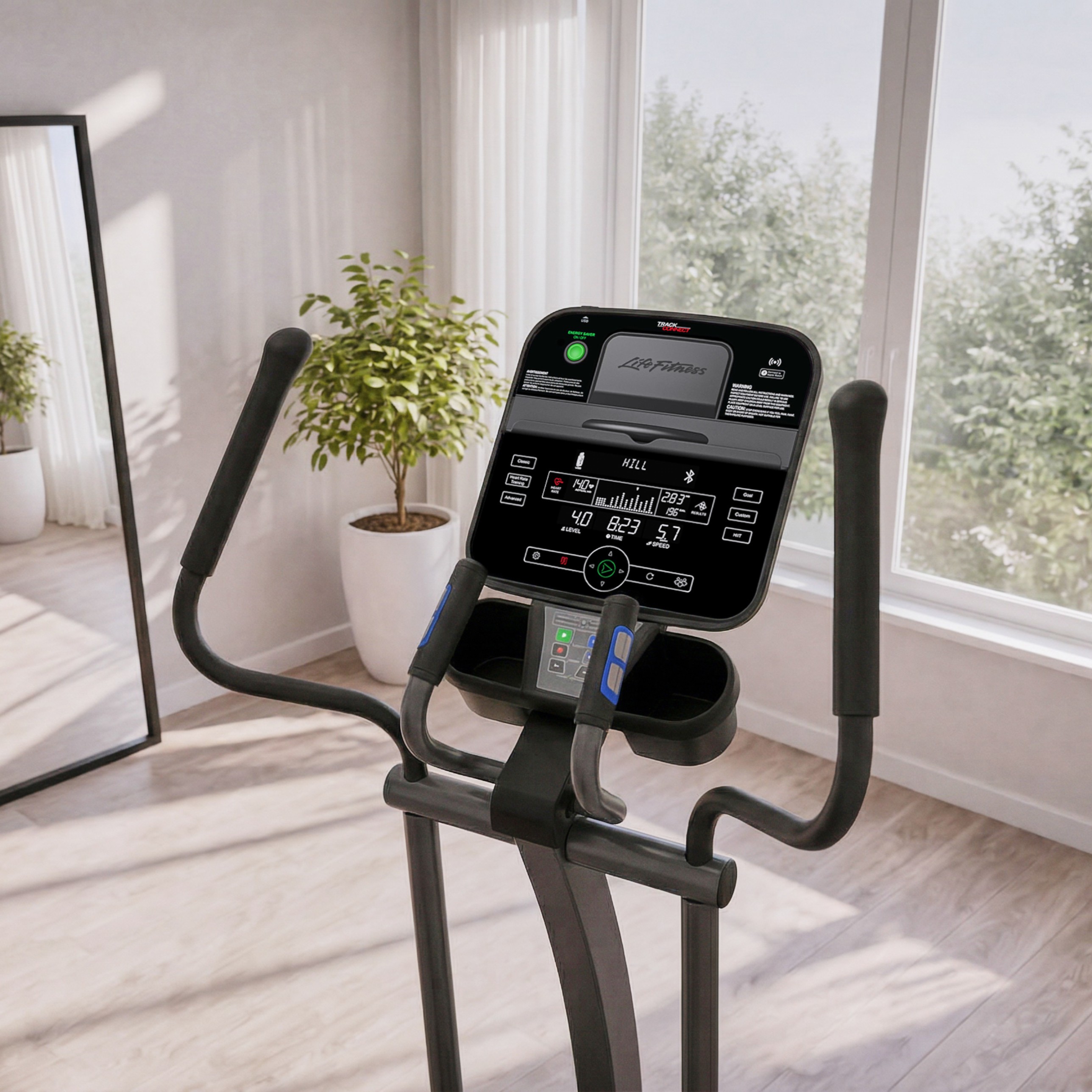 E1 Crosstrainer mit Track Connect 2.0 Konsole