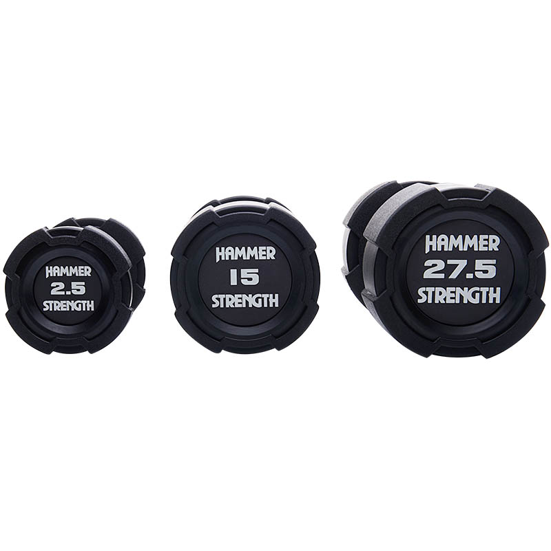 Hammer Strength Gummi-Kurzhanteln