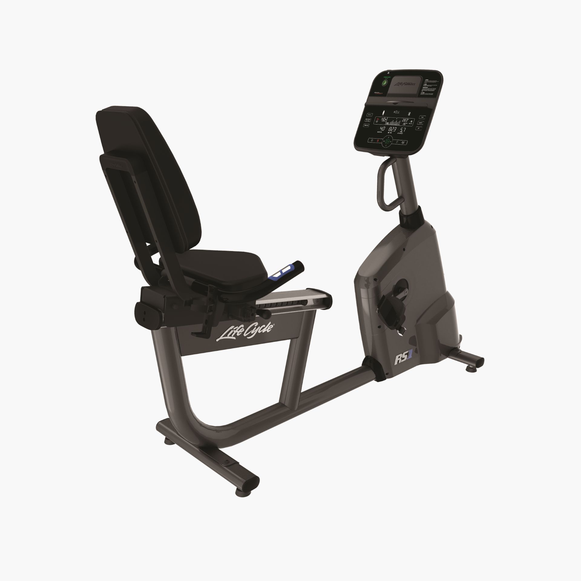RS1 Recumbent Bike mit Track Connect 2.0 Konsole