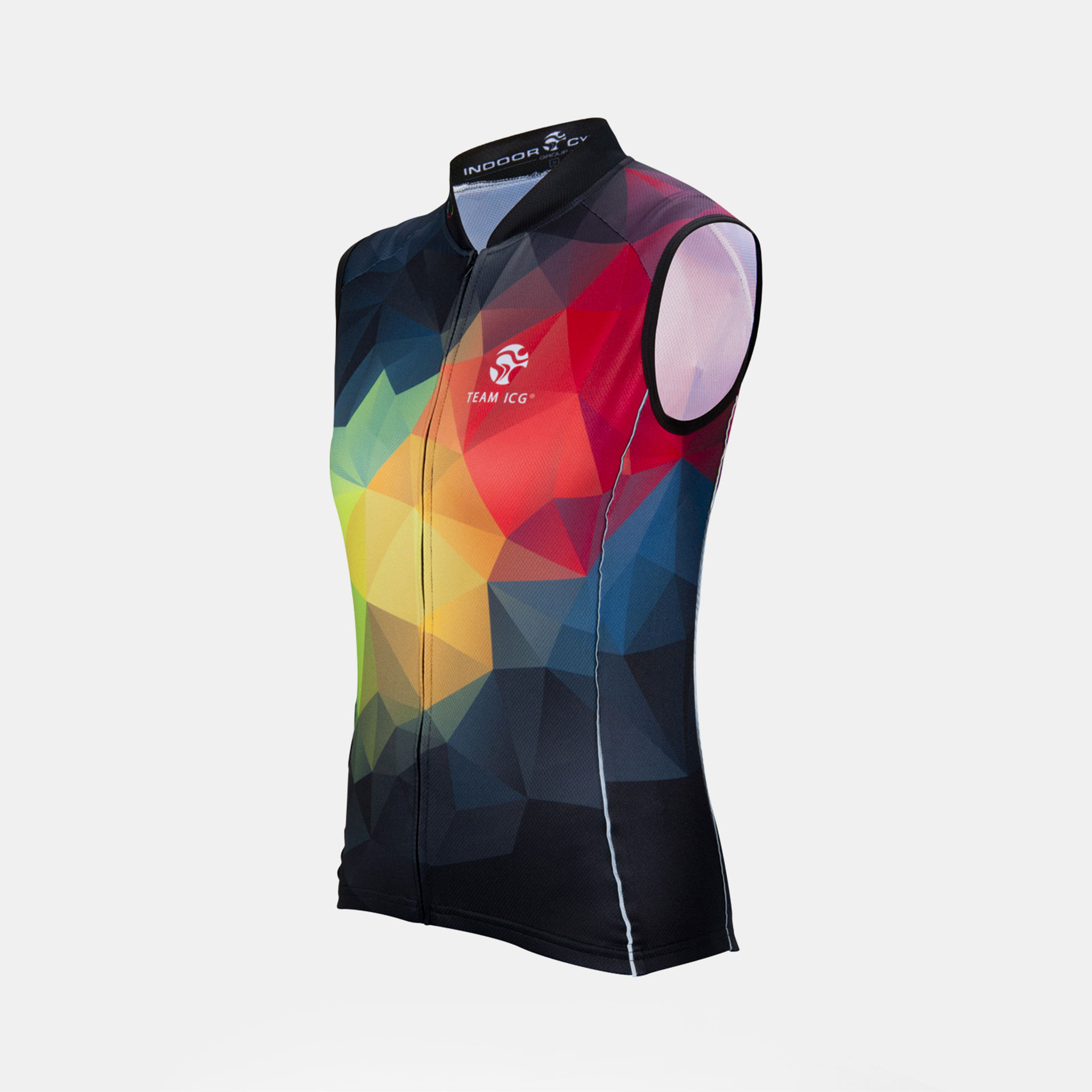 Ärmelloses Radtrikot "Colorful"