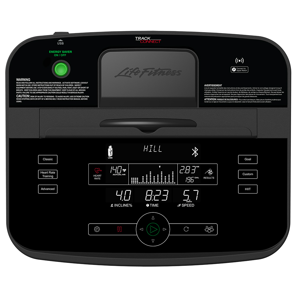 E1 Crosstrainer mit Track Connect 2.0 Konsole