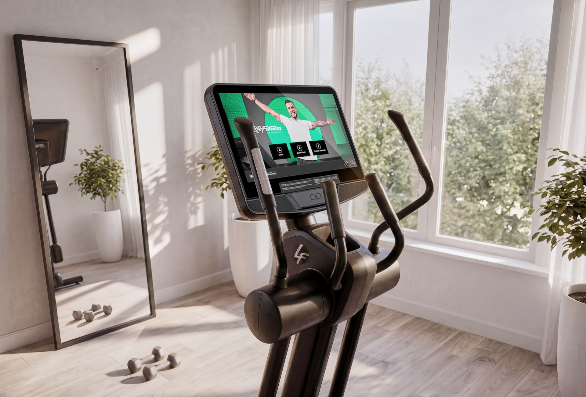 Club Series+ Crosstrainer mit SE4 Konsole