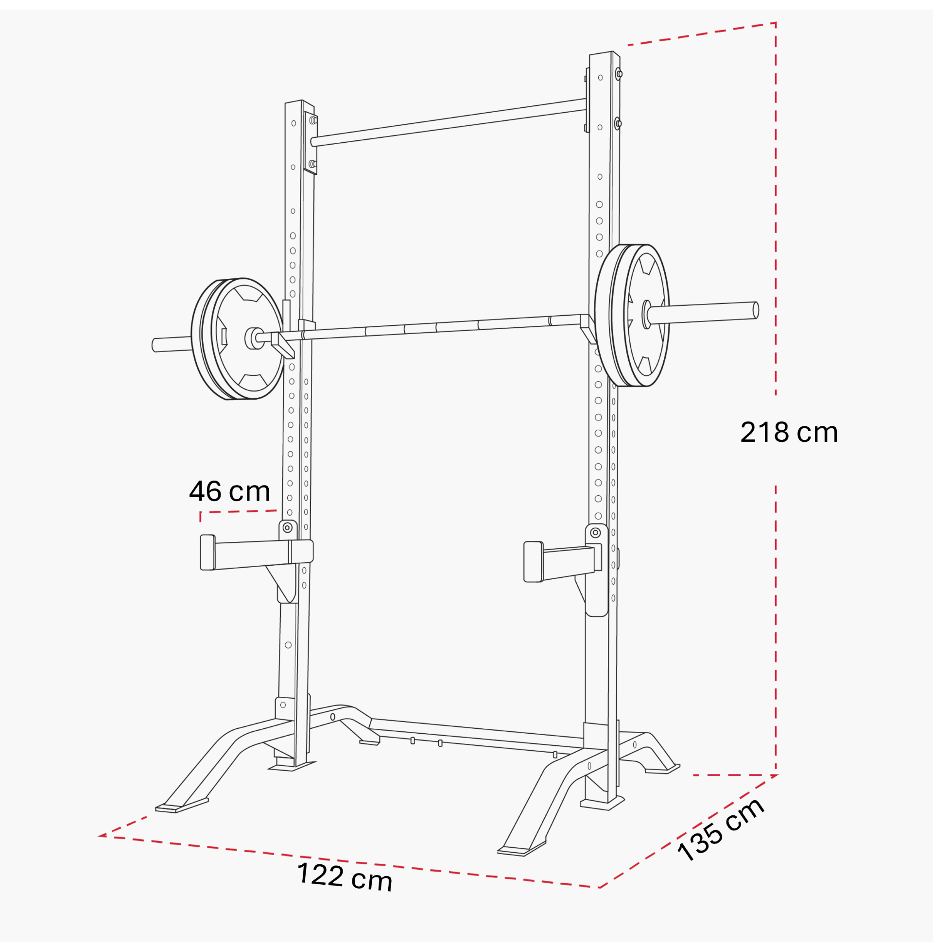 HD Athletic NX Squat Stand