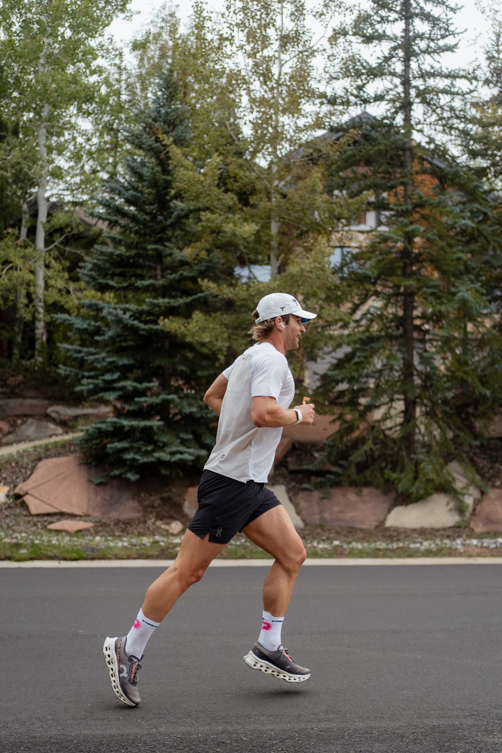 Frederic Funk beim Lauftraining im Höhentrainingslager Park City